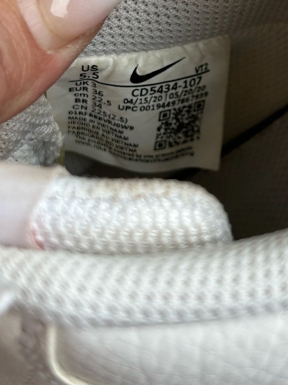 Nike Women's Sneakers with Copper Swoosh